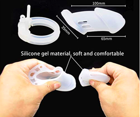 Khóa Dương Vật Silicone Cao Cấp – An Toàn Nhiều Vòng Điều Chỉnh Êm Ái
